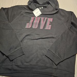 Men's Black and Red Hoodie From JUVENTUS Football Club Size‎ L